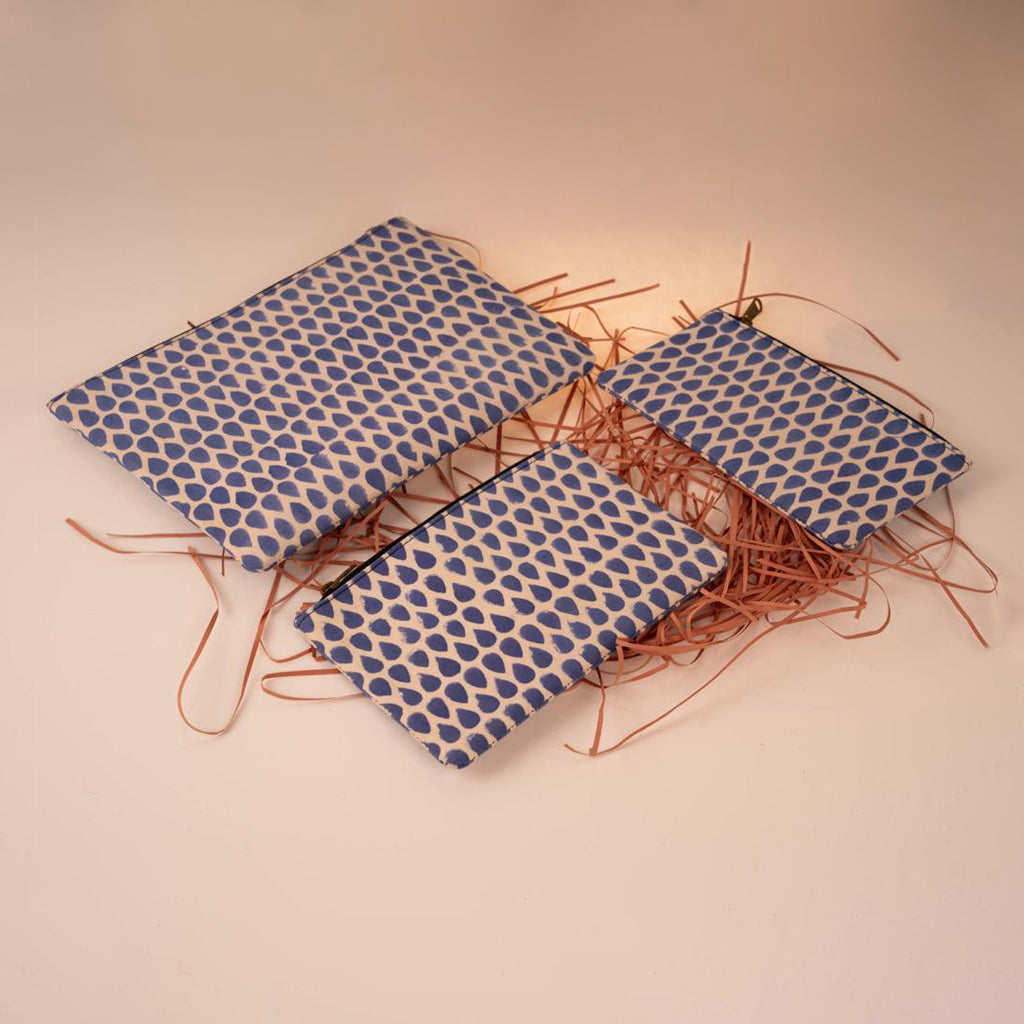 Cotton Pouch Set of 3