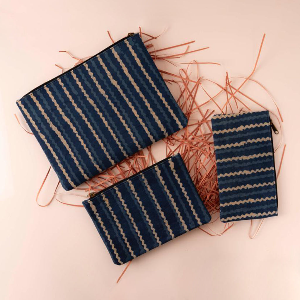 Cotton Pouch Set of 3