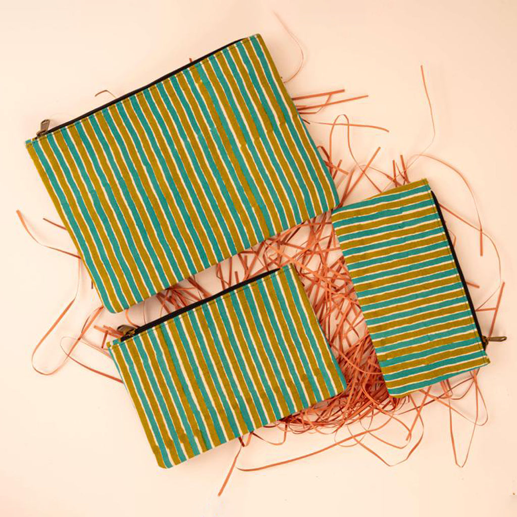Cotton Pouch Set of 3