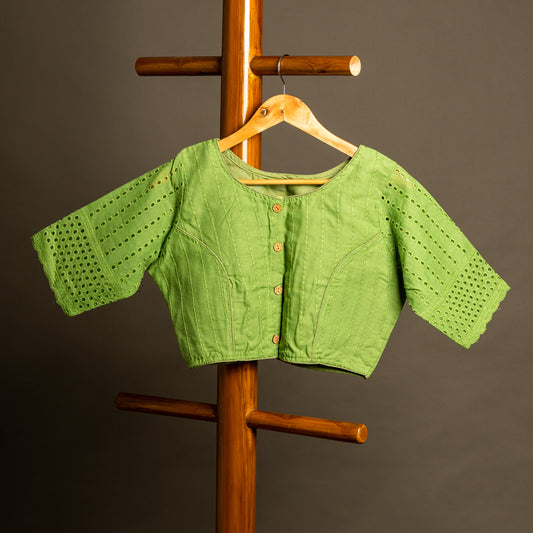 Pista Hakoba Round Neck Readymade Cotton Blouse