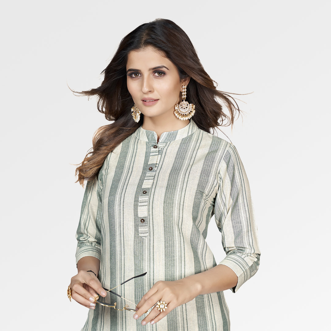 Olive Green Cotton Co-ord Set