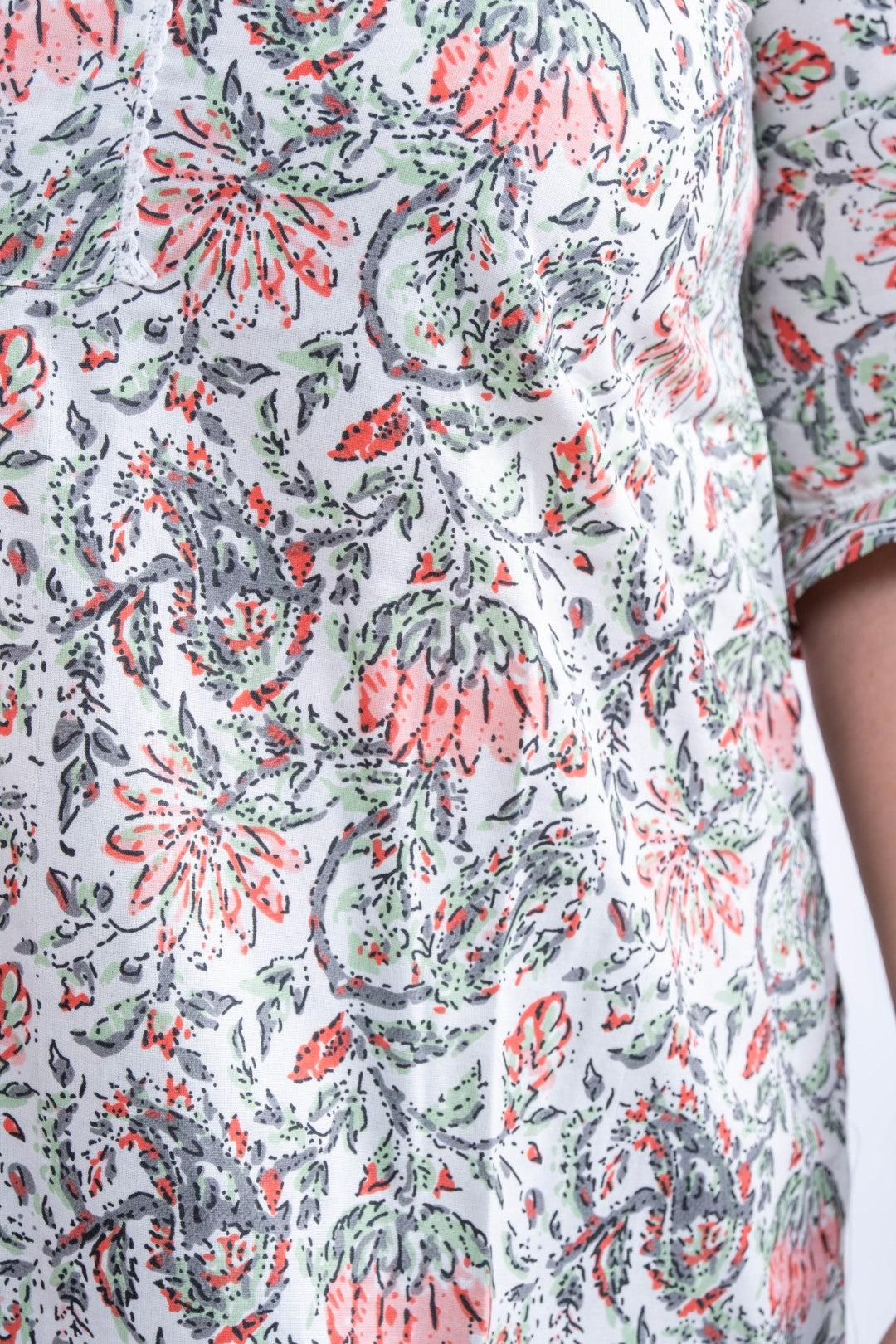 Lotus Rapid Printed Cotton Plus Size Suit
