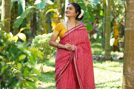 Every Variant of Kunbi Saree Handcrafted Has Its Own Grace - Cottonsdaily