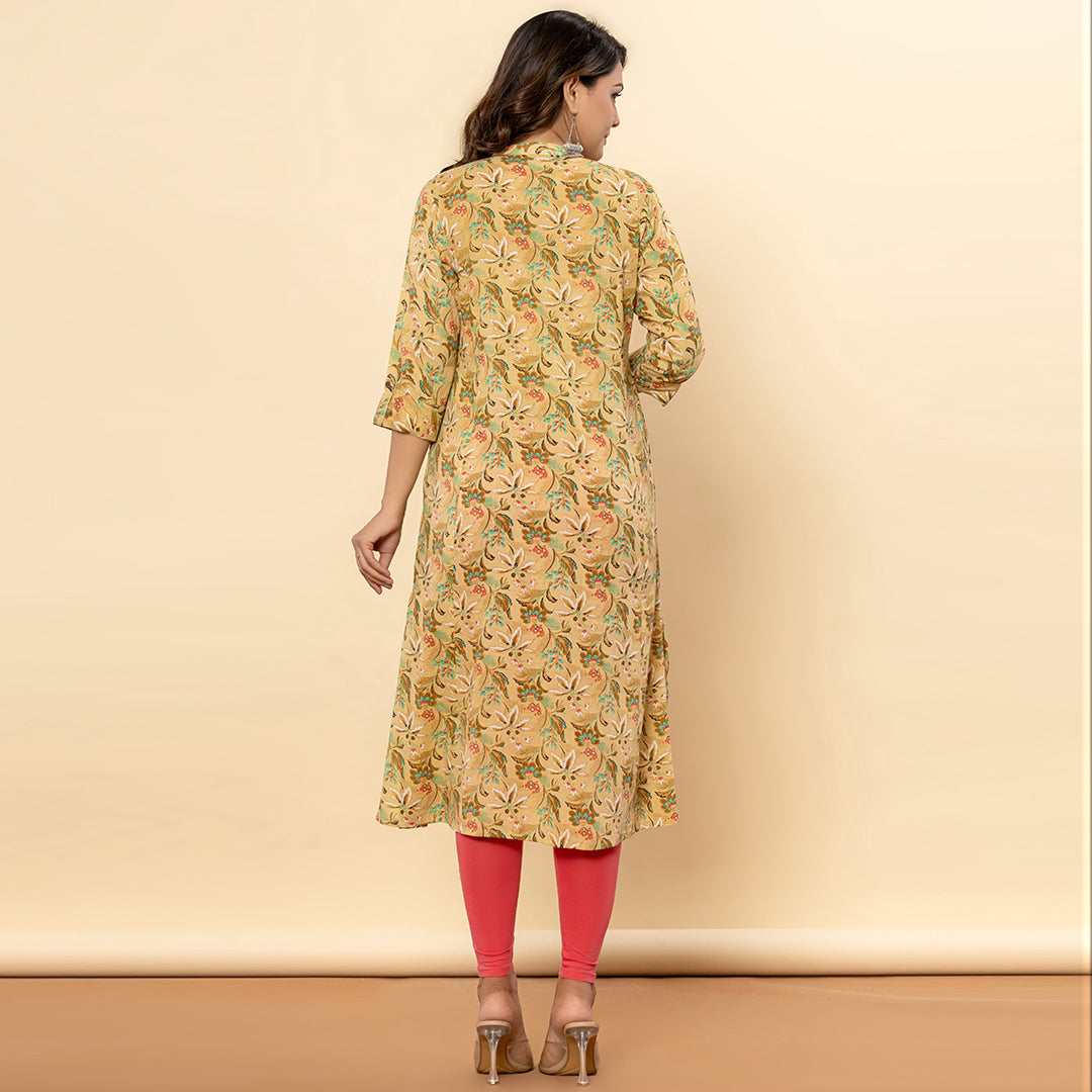 Kalamkari Printed Cotton Kurta