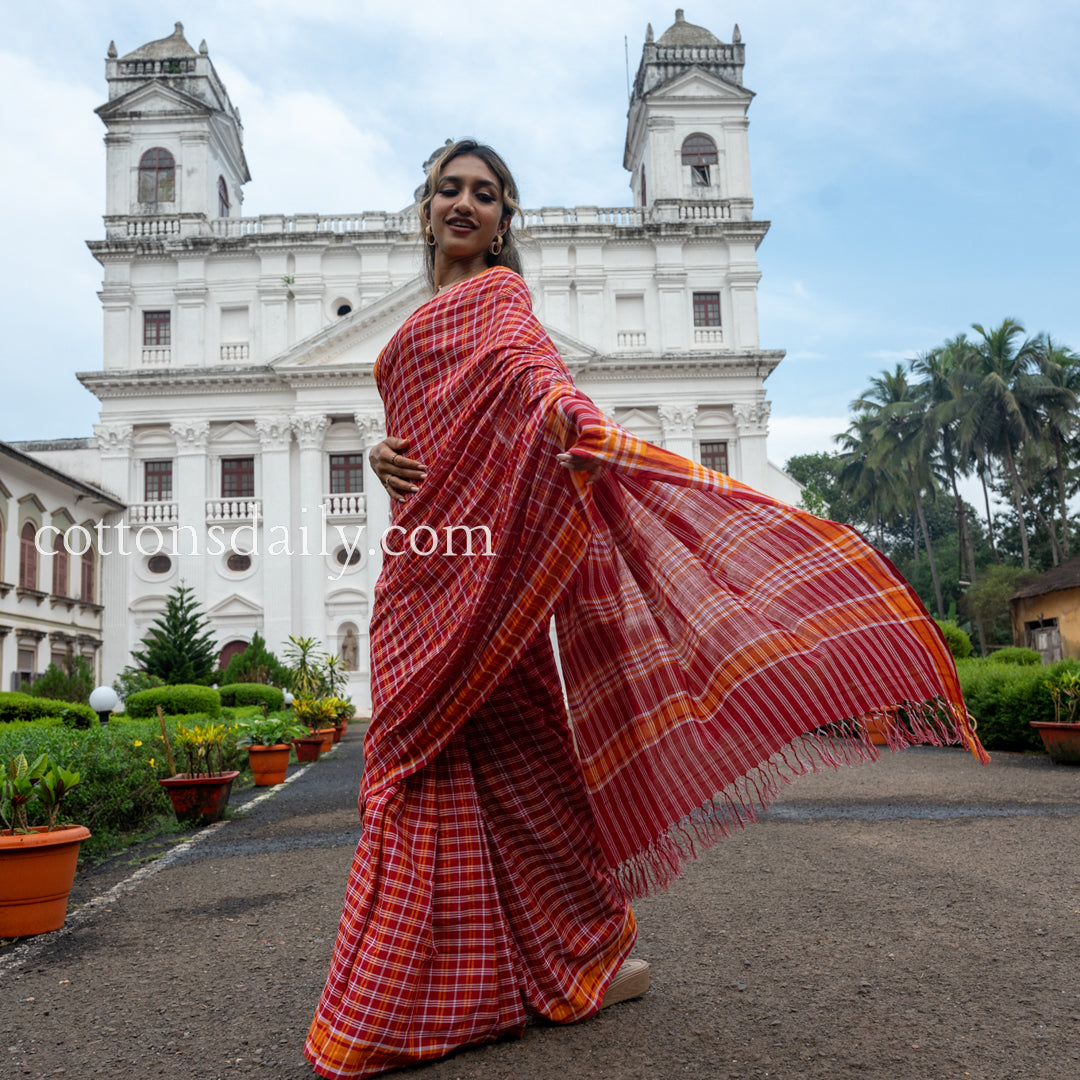 Traditional Saree of Goa: Kunbi Saree - Fibre2Fashion