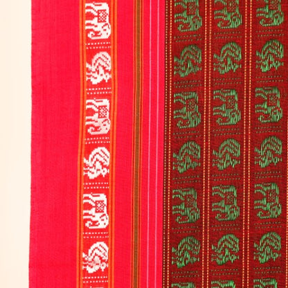 Ojaswini Gold Cotton Khun Saree