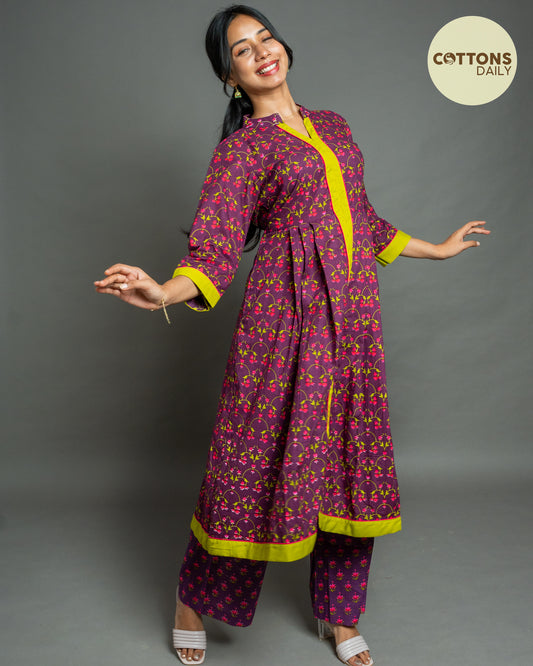 Dazzling Jasmine Cotton Kurta Set
